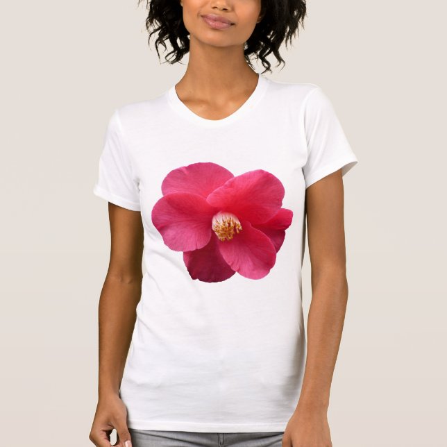 T-shirt Camellia rose (Devant)