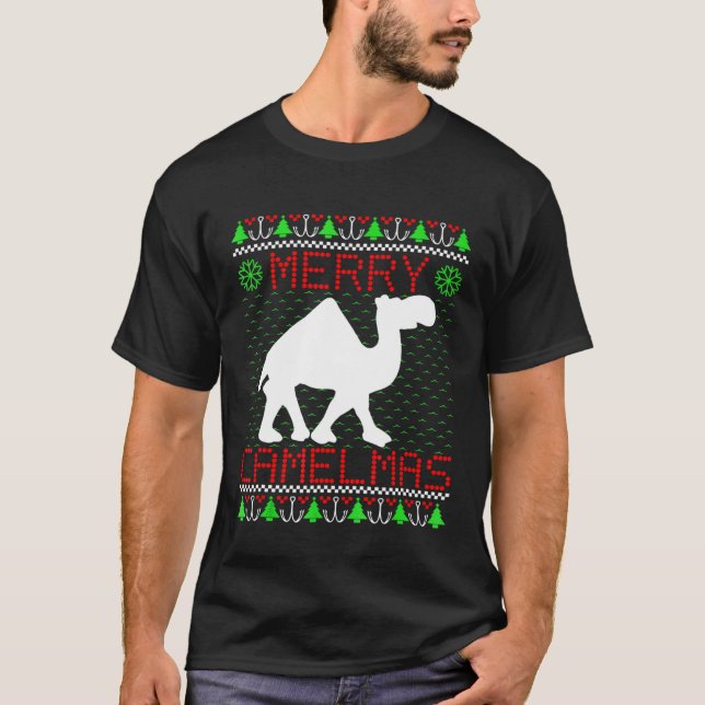 T-shirt Camelmas Christmasfor Camel (Devant)