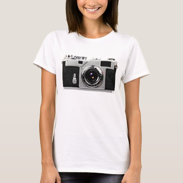 T-shirt Caméra de cinéma de la vieille école (Devant)