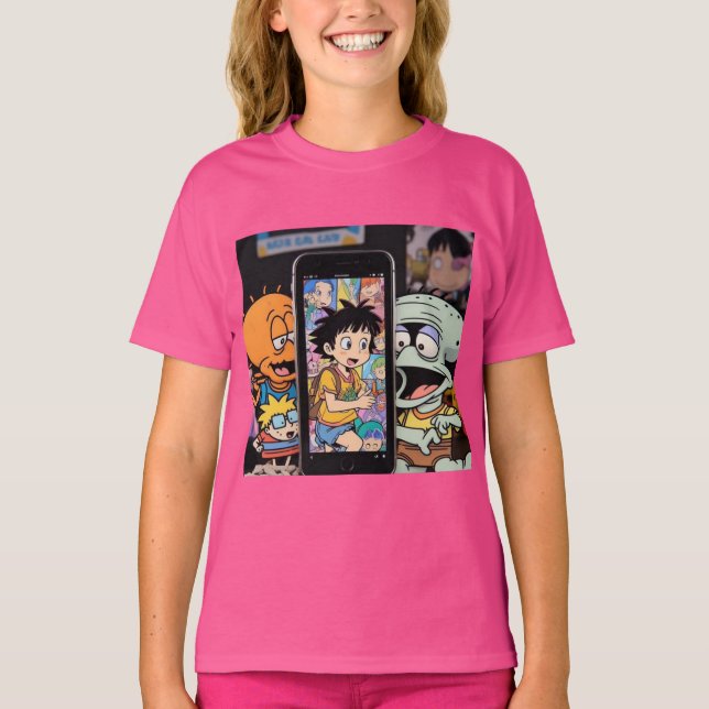 T-shirt Caméra de dessin Squidward (Devant)