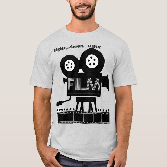 T-shirt "Caméra de FILM" (Devant)