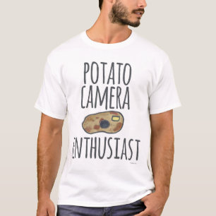 T-shirt Caméra de pomme de terre passionné amusant Photogr