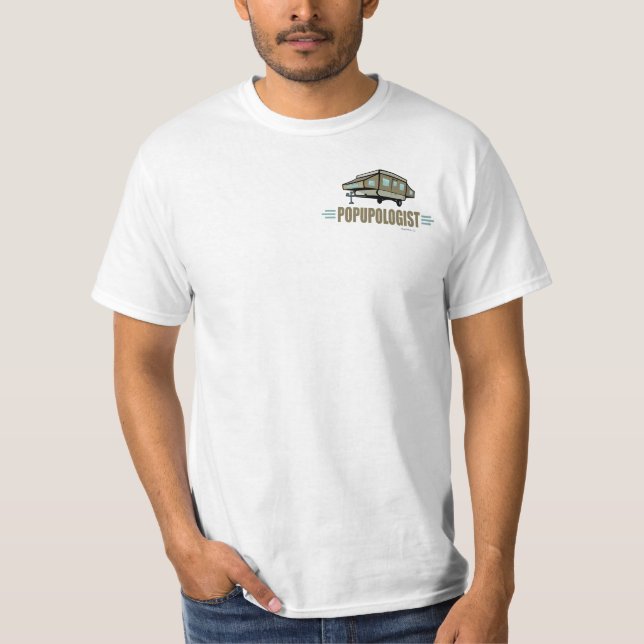 T-shirt Caméra de pop up humoristique (Devant)