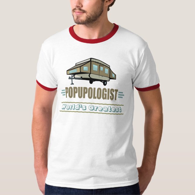 T-shirt Caméra de pop up humoristique (Devant)