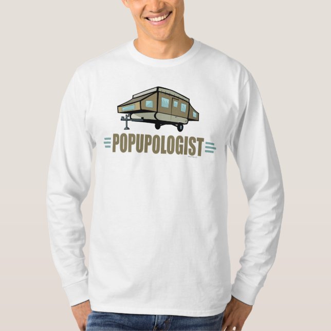 T-shirt Caméra de pop up humoristique (Devant)