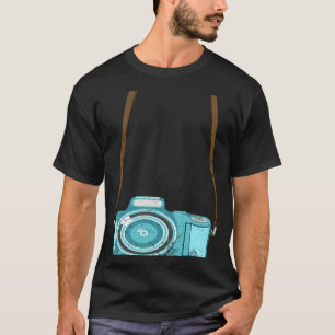 T-shirt Caméra de tourisme Hommes Cool Costume photo femme