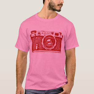 T-shirt Caméra géante russe soviétique - Rouge rubis