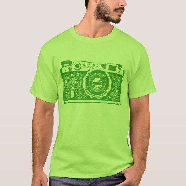 T-shirt Caméra géante soviétique russe - Avocado Green (Devant)