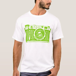 T-shirt Caméra géante soviétique russe - Martian Green