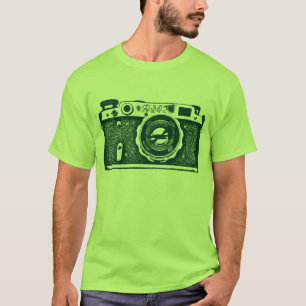 T-shirt Caméra géante soviétique russe - Vert foncé