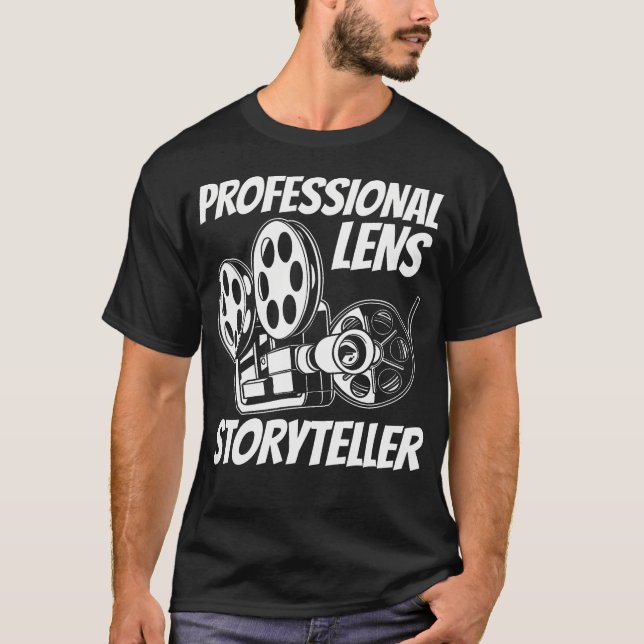 T-shirt Camera Operator Film - Visual Storytelling Cinemat (Devant)