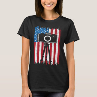 T-shirt Caméra photographique USA Résolution d'images Ph