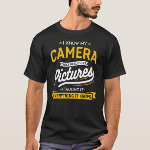 T-shirt Caméra prend vraiment de belles photos Photographe
