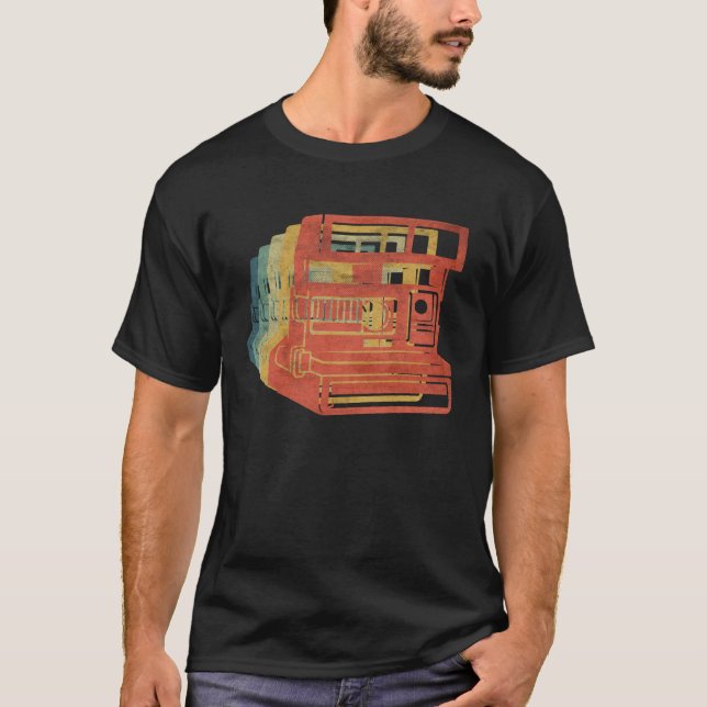 T-shirt Caméra Retro (Devant)