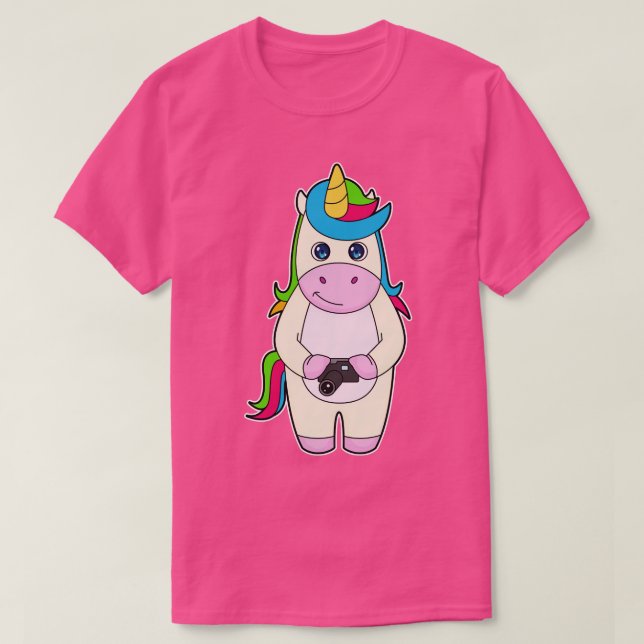 T-shirt Caméra Unicorn (Design devant)