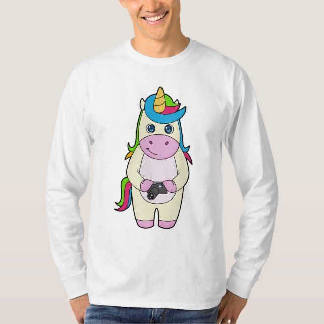 T-shirt Caméra Unicorn (Devant)