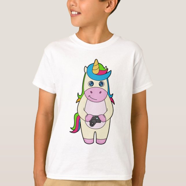 T-shirt Caméra Unicorn (Devant)