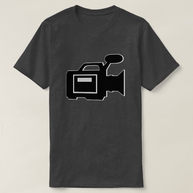 T-SHIRT CAMÉRA VIDÉO RÉTRO CLASSIQUE (Design devant)