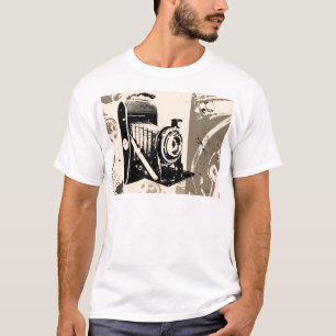 T-shirt Caméra Vintage