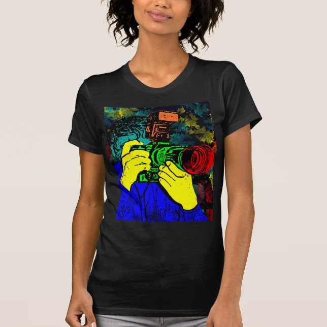 T-shirt Cameraman 3D ChromaDepth (Devant)
