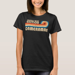 T-shirt CAMERAMAN Funny Job Title Profession Anniversaire 