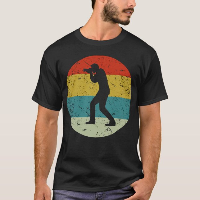 T-shirt cameraman, photographe (Devant)