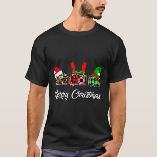 T-shirt Cameras Joyeux Noël Funny Christmas Photographie
