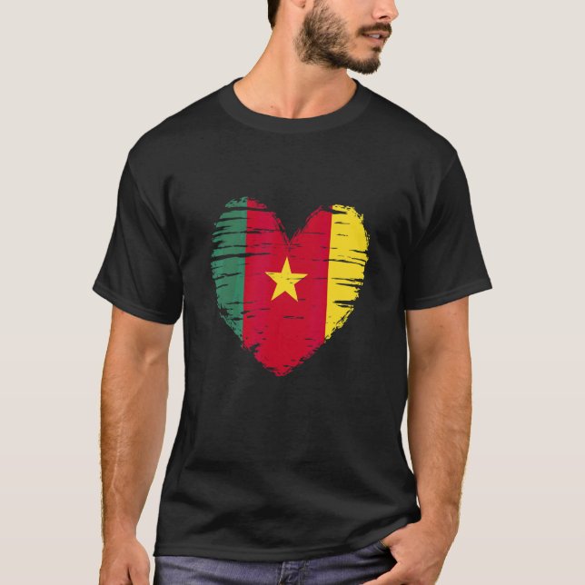 T-shirt Cameron Heart Cameron Drapeau Cameron Pride (Devant)