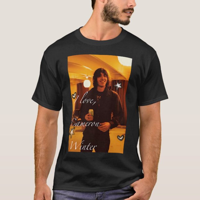 T-shirt Cameron hiver ily (Devant)