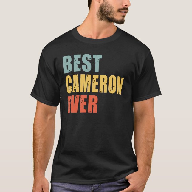 T-shirt Cameron meilleur jamais Cameron (Devant)