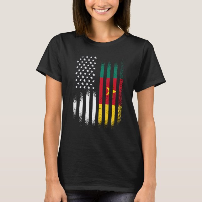 T-shirt Cameroonian American Heritage Month Cameroon Patri (Devant)
