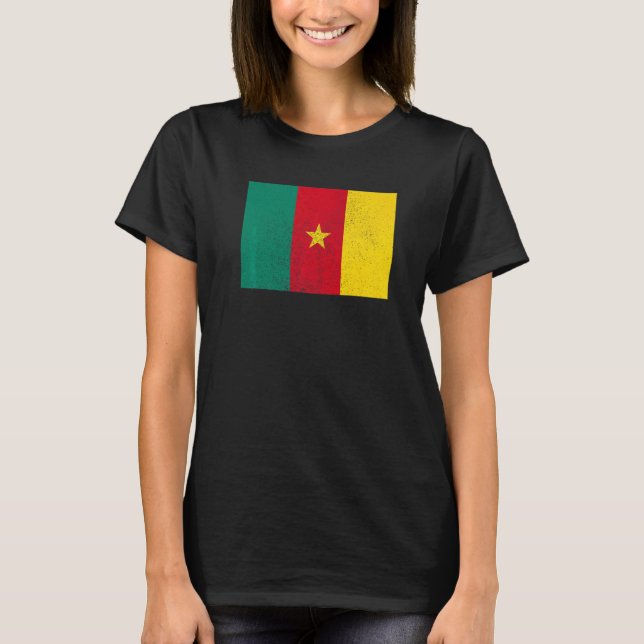 T-shirt Cameroonian Cameroon Flag Pride Cameroonian Flag   (Devant)