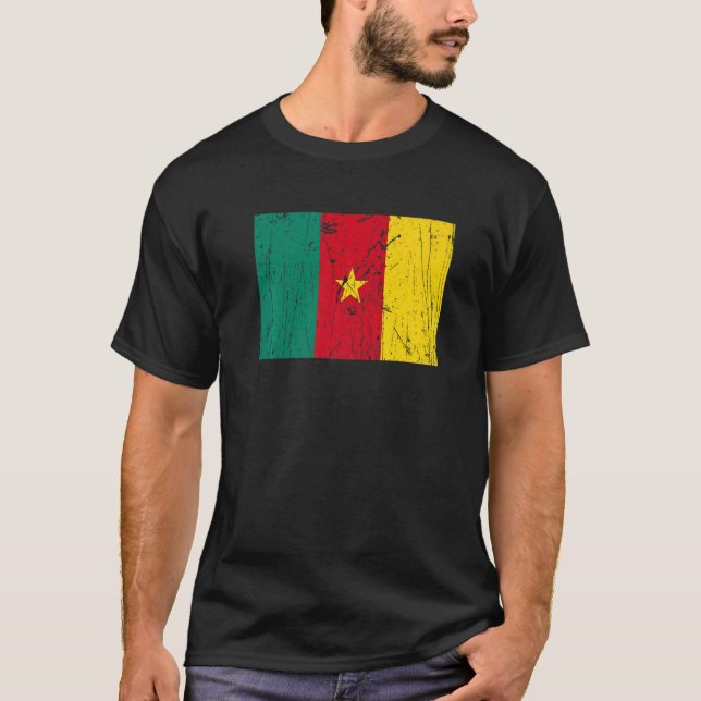 T-shirt Cameroonian Cameroon Flag Pride Cameroonian Flag (Devant)