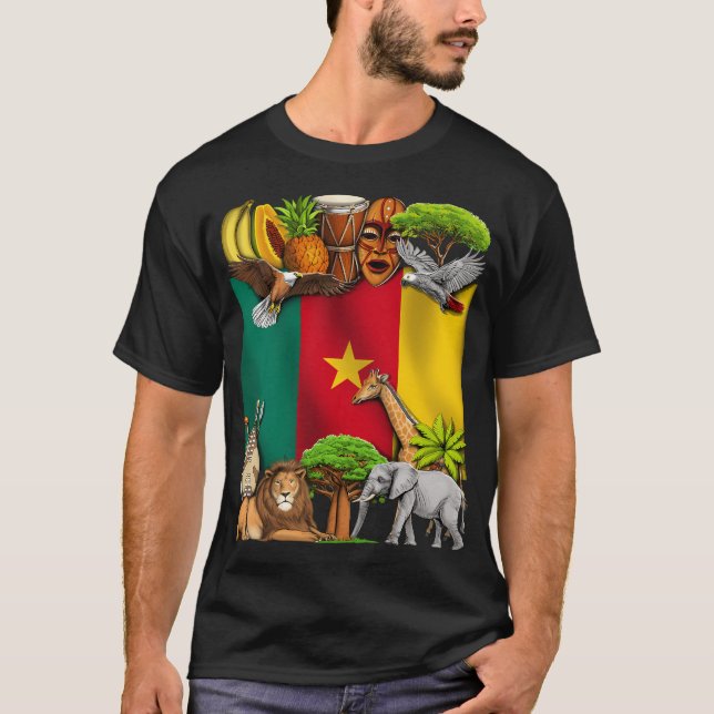 T-shirt Cameroun (Devant)