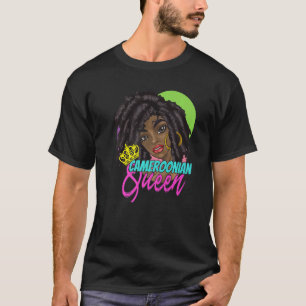 T-shirt Cameroun Camerounais Afrique Fière Princesse Reine