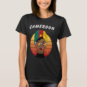 T-shirt Cameroun, Drapeau camerounais, Cameroun Girl, Came