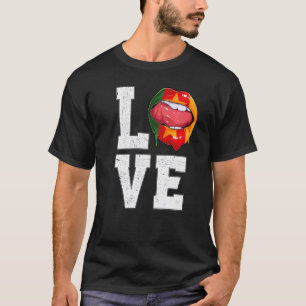 T-shirt Cameroun Drapeau Football Fan Amour Camerounais