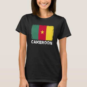 T-shirt Cameroun Drapeau soutien peuple camerounais femmes