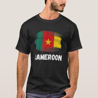 T-shirt Cameroun Flag Pride Famille du drapeau camerounais