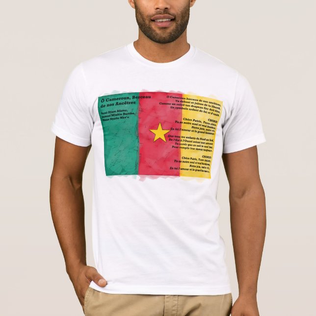 T-shirt Cameroun - O Cameroun, berceau de nos ancêtres (Devant)