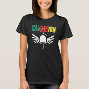 T-shirt Cameroun Ping Pong Tennis de Table Camerounais Su