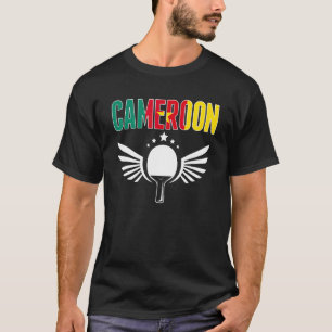 T-shirt Cameroun Ping Pong Tennis de Table Camerounais Su