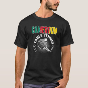 T-shirt Cameroun Tennis de table soutien Ping camerounais