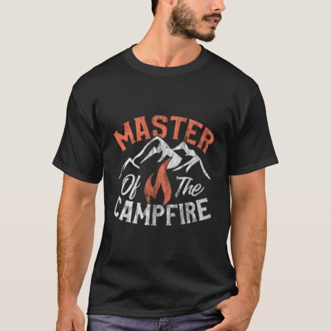 T-shirt Camg De Plein Air Maître De Campfire (Devant)