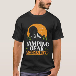 T-shirt Camg Et Bacon Viande Camp Camper I Love Bacon