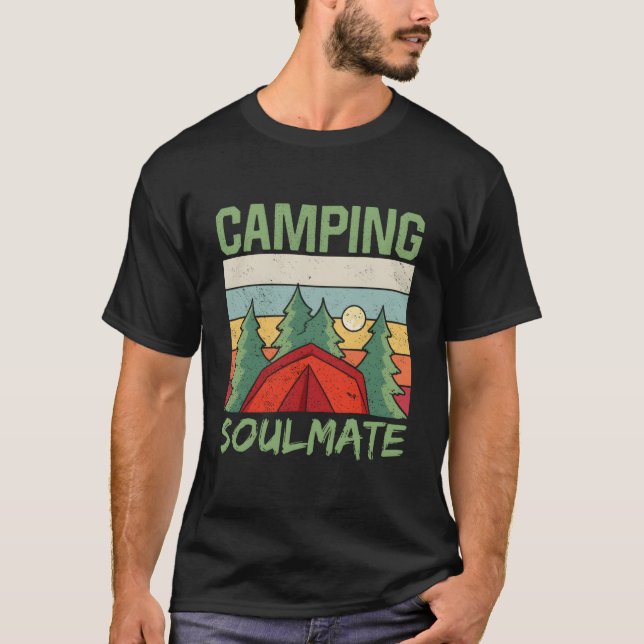 T-shirt Camg Soulmate Camp Campfire Camper Campsite (Devant)