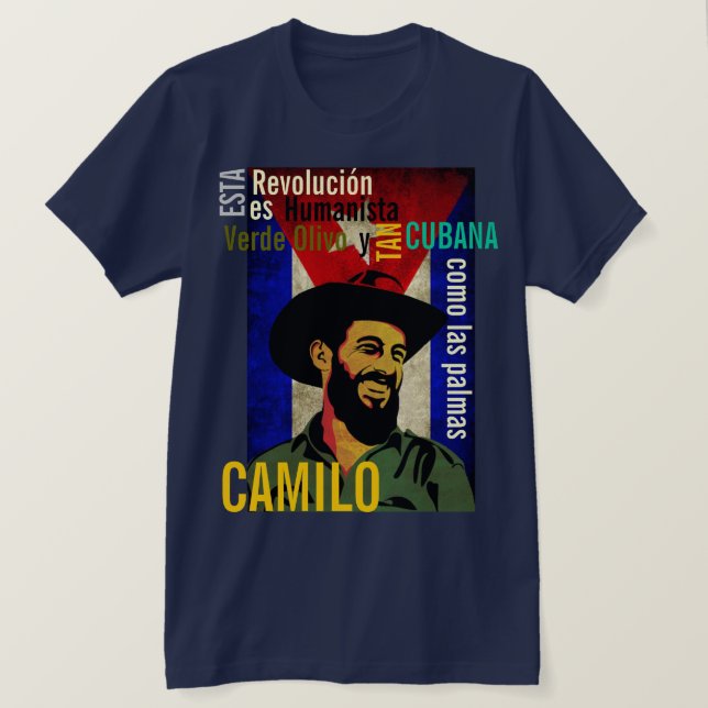 T-SHIRT CAMILO CIENFUEGOS (Design devant)