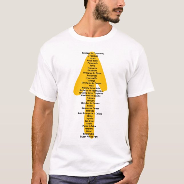 T-shirt Camino de Santiago (Devant)