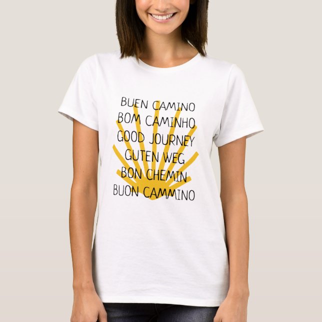 T-shirt Camino de Santiago (Devant)
