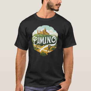 T-shirt Camino de Santiago - Buen Camino Peregrino - Shell